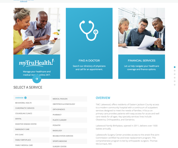 Hospital Website Design Firm